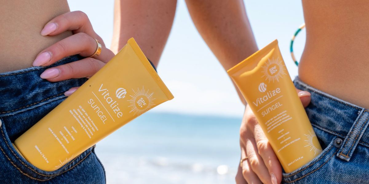Vitalize Sungel SPF50+ | Lightweight Sunscreen for Summer