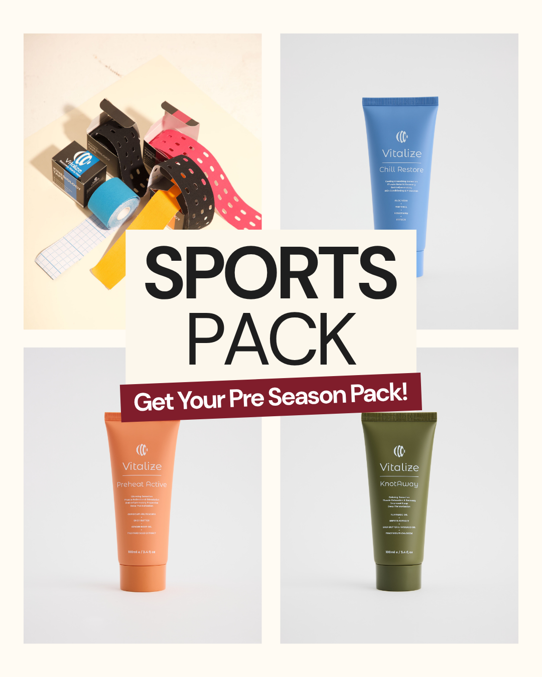Sports Pack - MassageGuns.co.nz